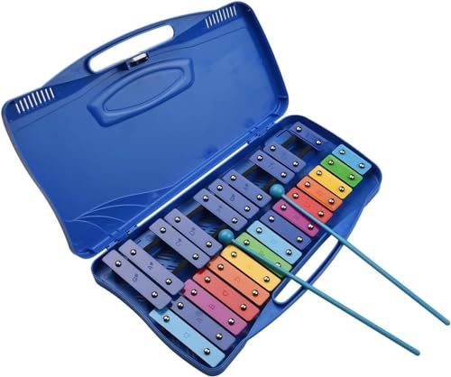 Glockenspiel, Xylofon 25 note Glockenspiel xylofon handknackning xylofon slagverk musikalisk rytm 2 gäng(3)
