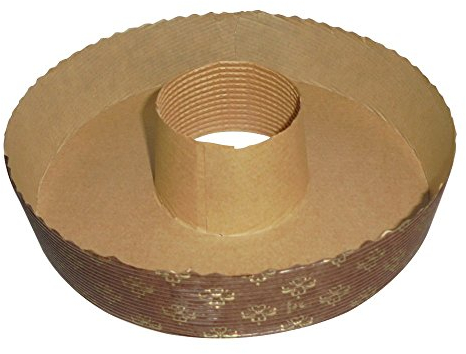 IMBALLAGGI ALIMENTARI PZ 10 Forma Cottura Ciambelle Stampo per CIAMBELLONE CIAMBELLOTTO Argento Diametro CM 18,5 Alto CM 4