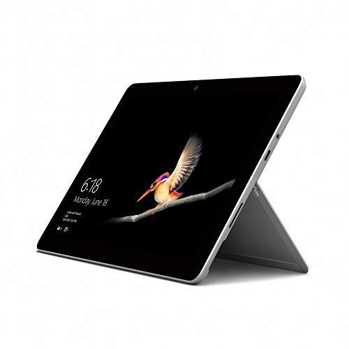 Microsoft Surface Go – PC Hybride (écran 10 pouces, Intel Pentium Gold, 4Go de RAM, 64Go de stockage eMMC) – Platine