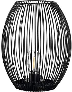 LEONARDO HOME GK/Laterne 24 schwarz mit LED