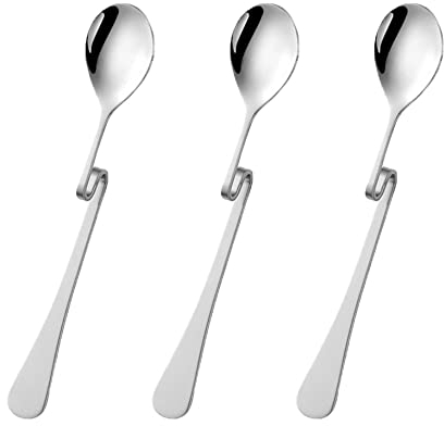 3 Pcs Latte Spoon Long Coffee Spoons Coffee Spoons for Home Office Cafe Travel