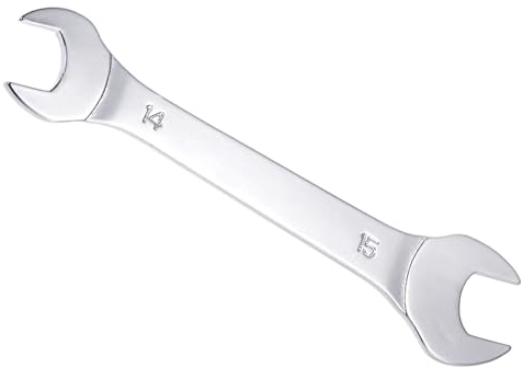 CoCud Llave de Boca Abierta Delgada, Métrica 14mm x 15mm, Llave Delgada de Doble Extremo - (Aplicaciones: para Tuercas Delgadas, Espacios Estrechos), 1 Pieza