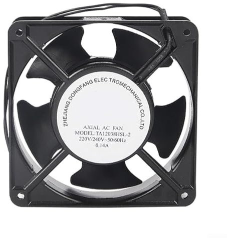 Ventilatore assiale per cassetta del camino inseribile, ad alta temperatura, lame metalliche, ventola di raffreddamento del forno della lama del metallo