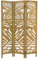 ML-Design Paravent Raumteiler 3-teilig Kyoto, Natur, 170x121 cm, aus Holz, Faltbarer Raumtrenner Innen, freistehend, Umkleide Sichtschutz, Trennwand 3 Paneele, Stellwand Sichtschutzwand Schlafzimmer