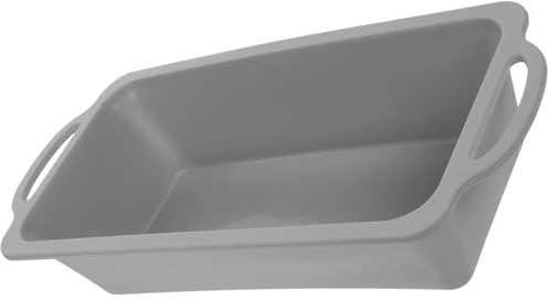 GARVALON Stampo per Pane Antiaderente in Silicone con Manico e Struttura in Metallo Rinforzata Resistente al Calore, Facile da Pulire, fare Pane e Toast