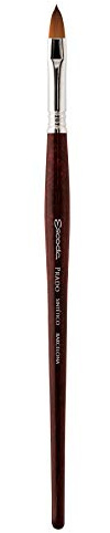 Escoda Prado 1461 akvarell & akryltame syntetisk sable Paint Brush Filbert; storlek 4 av Escoda