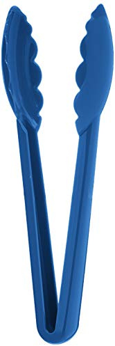 Mercer Culinary Hell's Tools Hi-Heat Utility Tongs, 9.5 Inch, Blue