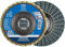 PFERD POLIVLIES-Fächerscheibe, 5 Stück, 125mm, A240, fein, X-LOCK (22,23 mm), 44694213 – für schnelle und komfortable Werkzeugwechsel