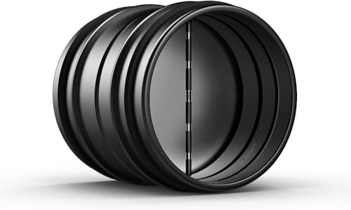 AC Infinity Clapet anti-retour de 150 mm, insert jetable de canal de flux d'air avec lamelles rabattables à ressort pour canaux de 150 mm dans les hottes aspirantes et les ventilateurs de salle de