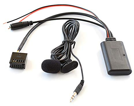 Car Bluetooth 5.0 Kit Microphone Handsfree 12Pin AUX Adapter for Ford Focus Mondeo CD 6000 6006 5000C MP3 Radio Stereo Audio