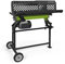 VITO Horizontaler Holzspalter bis 520 mm - Hydraulikspalter liegend 2900 W - 7 Tonnen Spaltkraft - Brennholzspalter 230 V - mit Doppelsteuerung und Schutzgitter - einfacher Transport - VIRL7A