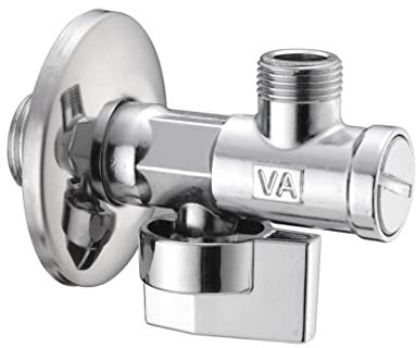 Kiamami Valentina - Rubinetto Sottolavabo Cromato a Sfera con Filtro | Attacchi 1/2x3/8 | Manutenzione Facile al Lavabo | Arredo Bagno