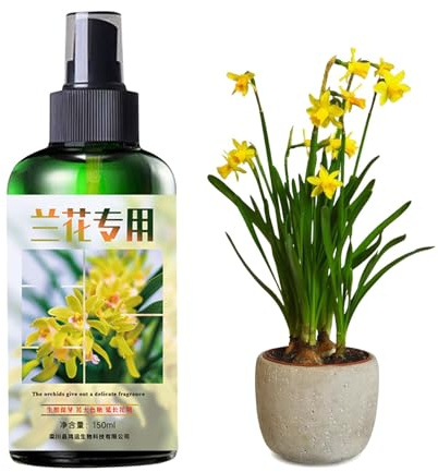 Spray fertilizzante per orchidee, spray alimentare per piante di orchidee - Spray fertilizzante liquido per orchidee | Spray alimentare per orchidee da 150 ml, nutrienti stimolatori delle radici, stim