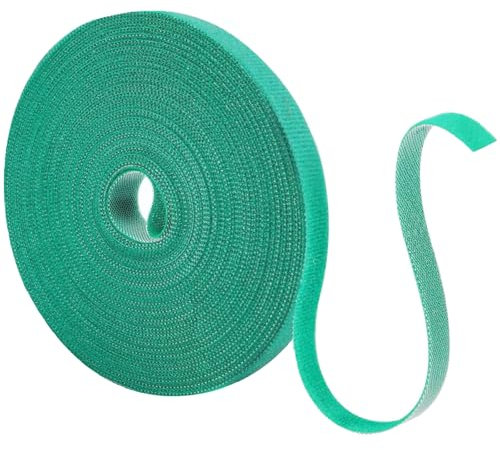 xuefenfei Attaches de Jardin pour Plantes, 20m x 12mm, Réutilisable Liens de Jardinage pour Ligatures, pour Plantes Grimpantes, Fleurs, Branches, Plantes en Pot D'intérieur