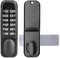 Cerradura de Código Mecánico, Cerradura Digital para Puerta, Cerradura de Combinación de 1-11 Dígitos Cerradura de Código, para Puertas de 30-60 mm de Espesor, para Hogarn Garaje Hotel (negro)