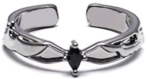 JUSONGKWCP Solo Levelings Ringe Jin-Woo Cosplay Ring Accessories Offener Verstellbarer Ring Schmuck Jewelry