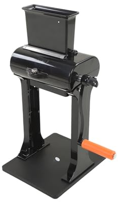 Aumotop Inteneritore per Cubetti di Carne, Affettatrice a Scatti Manuale Verticale per Batticarne Carichi Pesanti con Doppio Supporto in Acciaio Inossidabile