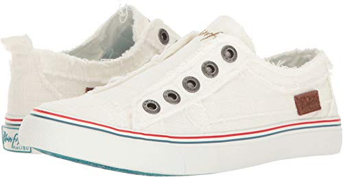 Blowfish Malibu Women's Play Fashion Sneaker, White, 5.5 UK