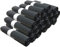 200 Sacs Poubelle Grande Capacité 110L - Lien de Fermeture, Ultra Résistant, Anti-Fuites, Noir Opaque - 20 Rouleaux de 10 sacs