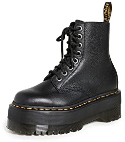 Dr. Martens Mädchen Dr. Martens bovver boots, Schwarz, 37 EU