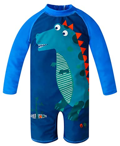 Traje De Baño De Una Pieza con Cremallera para Bebés/Niños Pequeños Y Niños Traje De Baño con Protección Solar UPF 50+ Trajes De Neopreno De Surf