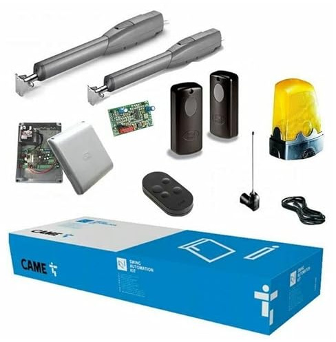 KIT AUTOMAZIONE CANCELLI 2 ANTE BATTENTI MAX 3MT E 400KG CAME KIT ATS 8K01MP-024