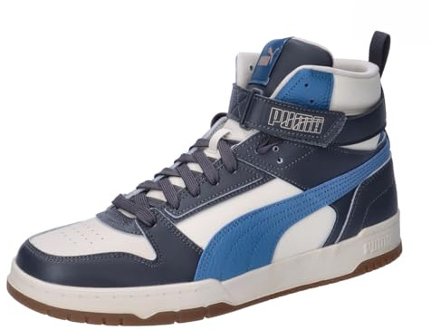 PUMA Unisex RBD Game Sneaker, Alpine Snow-Blue Horizon-Gum, 40.5 EU