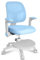 MARK ADLER Junior 5.0 Blue | Kinder Schreibtischstuhl Ergonomischer Bürostuhl Kinderdrehstuhl Jugendstuhl | Fußablage | Sitztiefe einstellen | Verstellbare Armlehnen | Höhenverstellbar | Blau