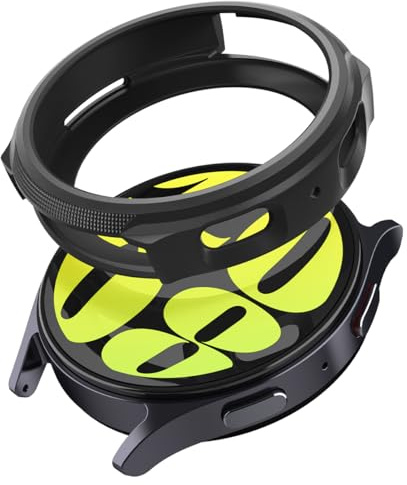 Spigen Liquid Air Hülle Kompatibel mit Samsung Galaxy Watch 7 44mm (2024) - Matt Schwarz