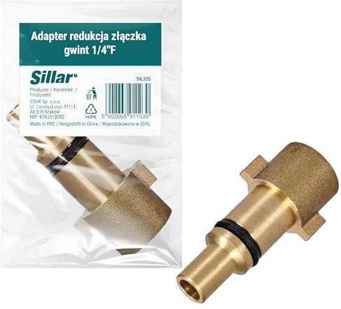 Sillar adapter för högtryckstvättar till 1/4 160 bar kompatibel med Nilfisk, Stihl, Husqvarna högtryckstvättar - utbyte