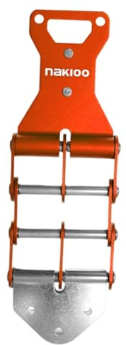 KESOTO Boucle Ceinture Universelle Attache Rapide Clip Longe Ceinture Outil Kit Conversion Boucle Ceinture Attache Solide Sacoche Outil Aluminium Inoxydable, Rouge