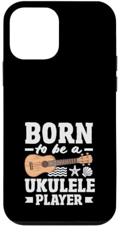Born to Be A Ukulele Player Instrument à Cordes Vintage Coque pour iPhone 12 Mini