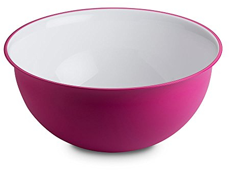 OMADA Design Insalatiera Antibatterica 6,5 lt, in Plastica, Idonea a Microonde, Lavastoviglie, Made in Italy, Linea Sanaliving