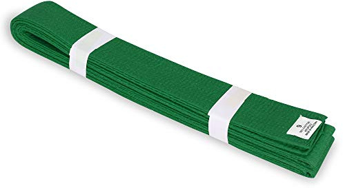 MACS Martial Arts Solid Color Karate Belt (Size 0-8) (Green, 3)