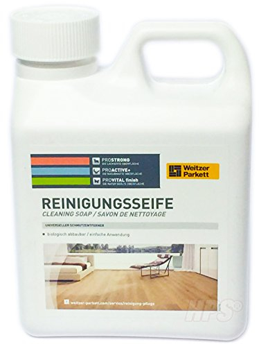 Weitzer Parkett Reinigungsseife Nr. 20 Universeller Schmutzentferner für alle Parkettoberflächen