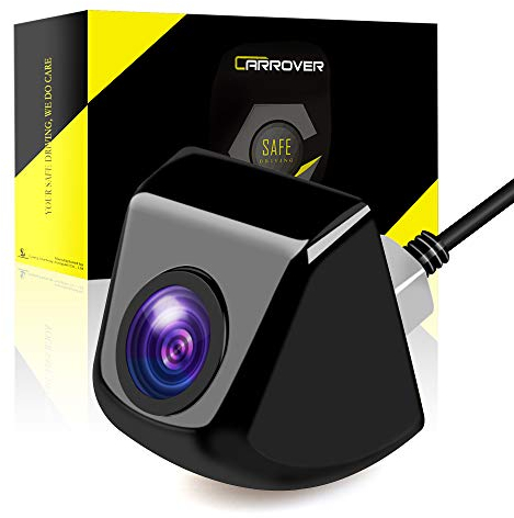 CAR ROVER® Ad Alta Definizione Fotocamera CCD Impermeabile Macchina Fotografica di Retrovisione con Ampio Angolo di Visione (Nero)