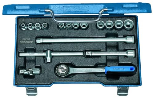 Juego de llaves de vaso 3/8 17 pzas 6-19 mm