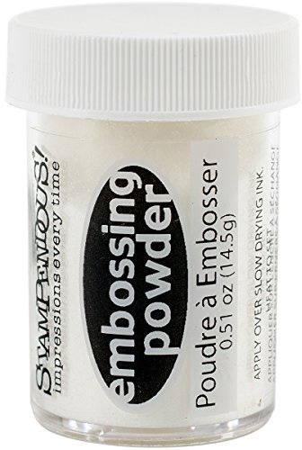 Stämplande 0,1 oz prägling-puder, transparent