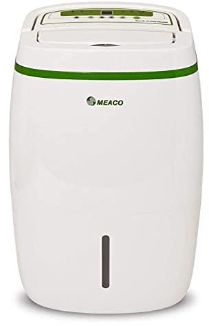 Meaco 20L Low Energy Dehumidifier and Air Purifier 2 in 1- Dehumidifier For Medium to Large Size Homes - Controls Humidity & Cleans Air All Year Round with HEPA filter [Energy Class A] White