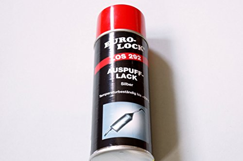 Auspuff-Lack Silber / 900°C - 400ml Vespa Motorrad Auto Auspufflack