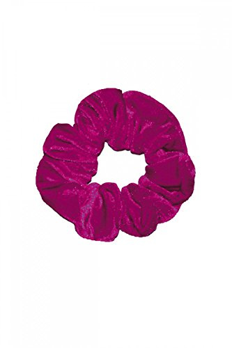 Smooth Velour Hair Scrunchie Cerise