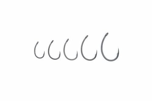 Korda Krank Barbless Carp Fishing Hooks Size 10 – Wide Gape, Offset Point, Ideal for Carp Rigs, Ultra-Sharp Design