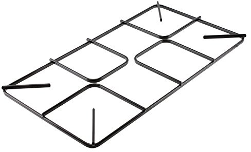 SPARES2GO Flat Gas Hob Pan Support Grid for Baumatic Oven Cookers (455mm x 215mm, Small)