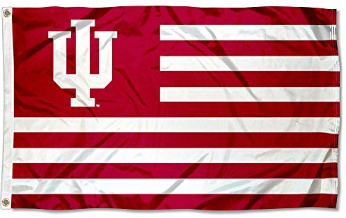 Indiana Hoosiers Stars and Stripes Nation Flag
