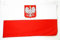 AZ FLAG - Drapeau Pologne avec Aigle - 90x60 cm - Drapeau Polonais 100% Polyester Avec Oeillets Métalliques Intégrés - Pavillon 50 g