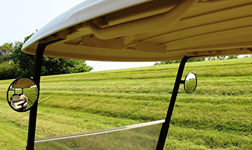 Maverick Advantage Pair 6in Spot Mirrors Golf Carts EZGO Club Car Yamaha