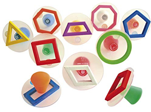 Eduplay 220033 - Riesenstempel Geo Outline, 10-er Set