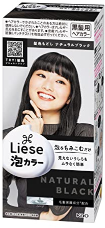 Liese Prettia Bubble Haarfarbe, Schwarz, Permanent, 250 Gramm, für alle Haartypen, leicht anzuwenden