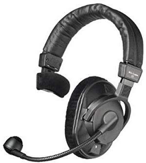 beyerdynamic DT-280-V11-MKII-200-8 Single-Ear Headset with Hypercardioid Microphone and Built-In Pre-Amplifier, 80 Ohms