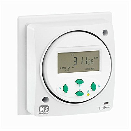 Greenbrook T105A-C Electronic Socket Box Mounted Time Switch - 7 Day